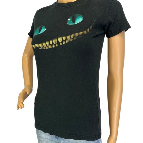 Disney Official 2010 Alice in Wonderland Cheshire Cat Shirt RARE Women's Size S - Picture 6 of 8